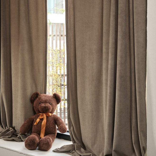 바자르 노마드 테리벨벳 방한커튼 긴창형