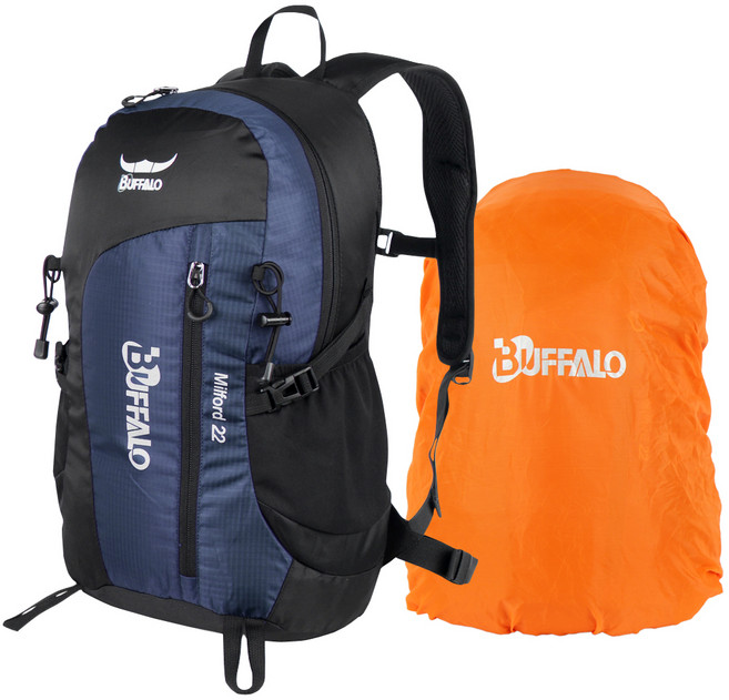 BUFFALO 米爾福德 22L 登山背包 附防水罩 海軍藍