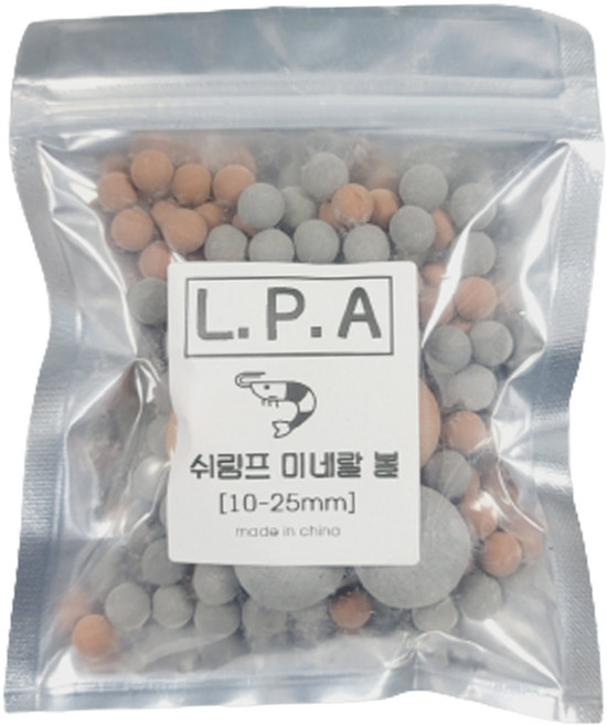 L.P.A 蝦用礦物球 蝦躲藏處, 1個