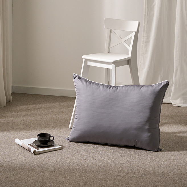 아띠랑스 통세탁 진드기방지 호텔식 엣지 베개솜, 차콜, 1개