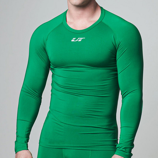 언더테크 남성용 액티브 코어 컴프레션 LS 스포츠 언더레이어 이너웨어 상의 UTL509