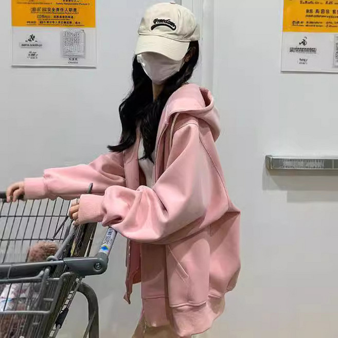 피어니스트 모던 릴렉스 오버사이드 후드집업