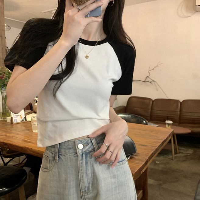 女神女款簡約輕量短袖T恤