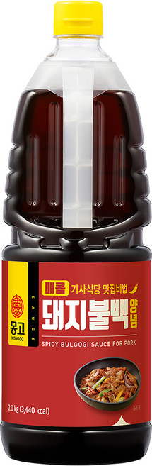 몽고식품 매콤 기사식당 맛집비법 돼지불백 양념, 2kg, 1개