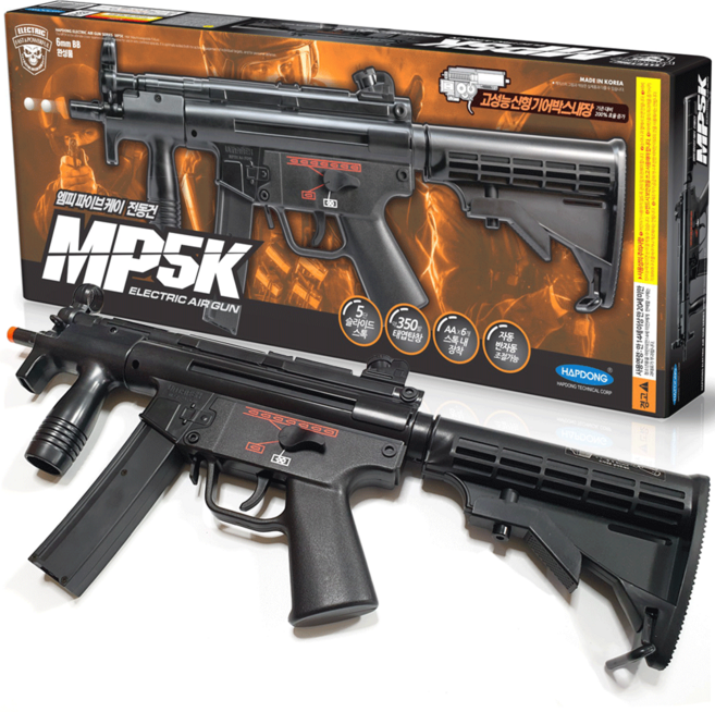 합동과학 에어 소프트 전동건 세트 MP5K, 1세트