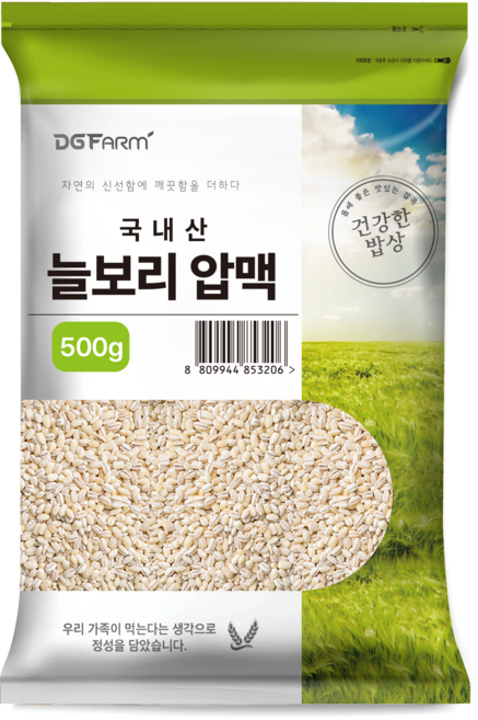 대구농산 건강한밥상 국내산 늘보리 압맥, 500g, 1개