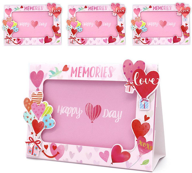 마음담아 하트 종이액자, 4개