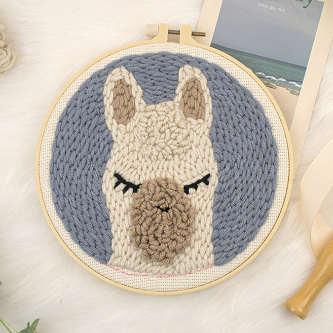 Artjoy DIY俄羅斯刺繡+鉤針組, 1套, 羊駝