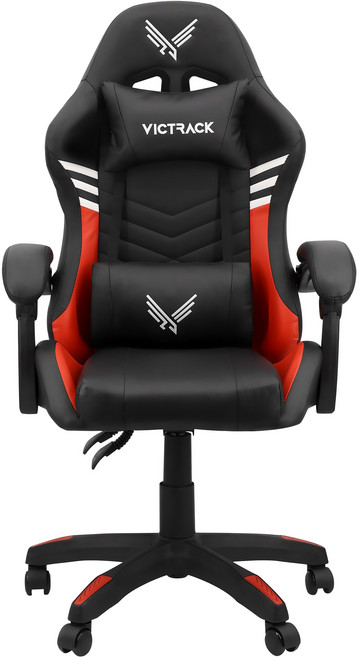 VICTRACK Light 可調節角度 電競電腦辦公椅 A-02, 黑色, 紅色