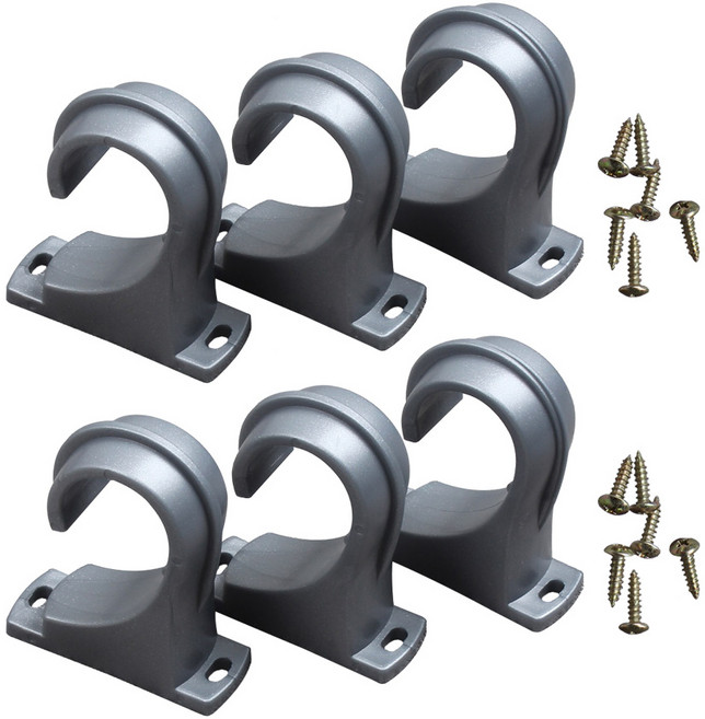 준앤컴파니 봉브라켓 35mm 3p, 실버, 2개