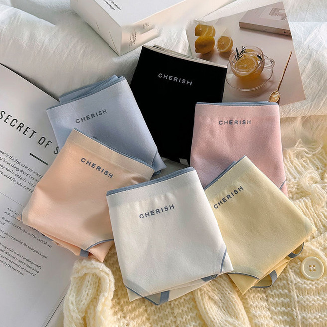 PEONIST 無痕褲腳線純棉內褲 6件組, 混色