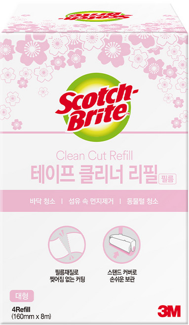 스카치브라이트 프리미엄 테이프 클리너 리필, 1세트