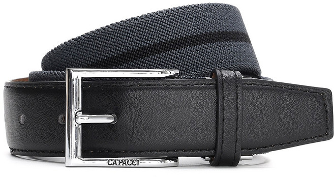CAPACCI 男士休閒彈性腰帶 皮帶 CA-BELT3601