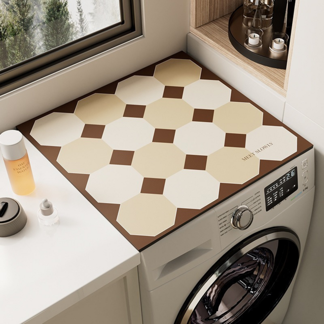 캐시리치 세탁기 건조기 방수 방진 덮개 매트, 타입3