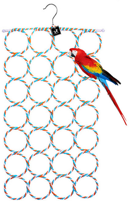 딩동펫 앵무새 그물 사다리 버드링 장난감, 랜덤발송, 1개