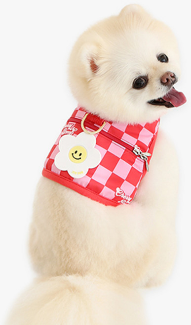 이츠독 강아지 아이스 팝핑 쿨 하네스, 체리밤, 1개