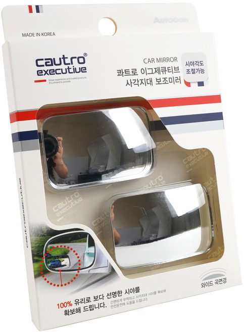 오토반 콰트로 이그제큐티브 사각지대 보조미러 2p, 1개, 전차종