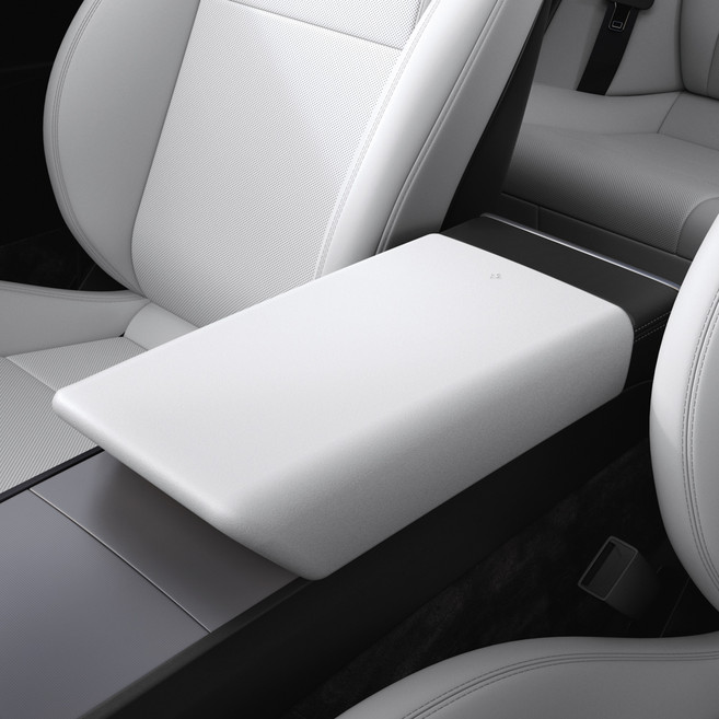 슈피겐 자동차 팔걸이 콘솔 쿠션 커버 TO240H ACP07646, 화이트, 1개