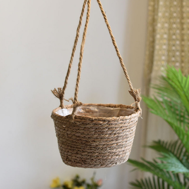 모리앤 제이가든 행잉라탄바스켓 2013, 내츄럴, 1개