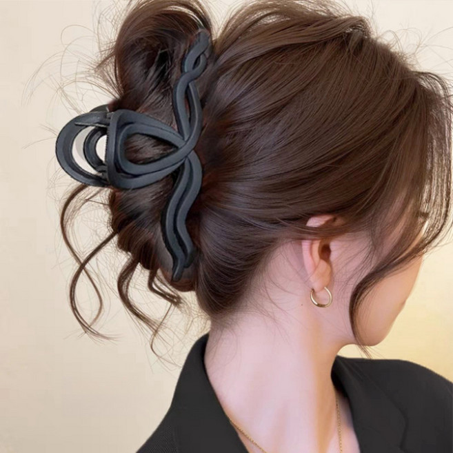 걸핀스 더블라인 빅 매트 집게핀 14cm 1528