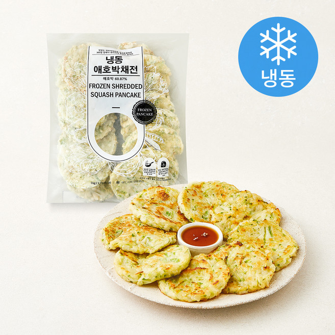 글로벌냉동식품 베트남산 애호박채전 (냉동), 1kg, 1개