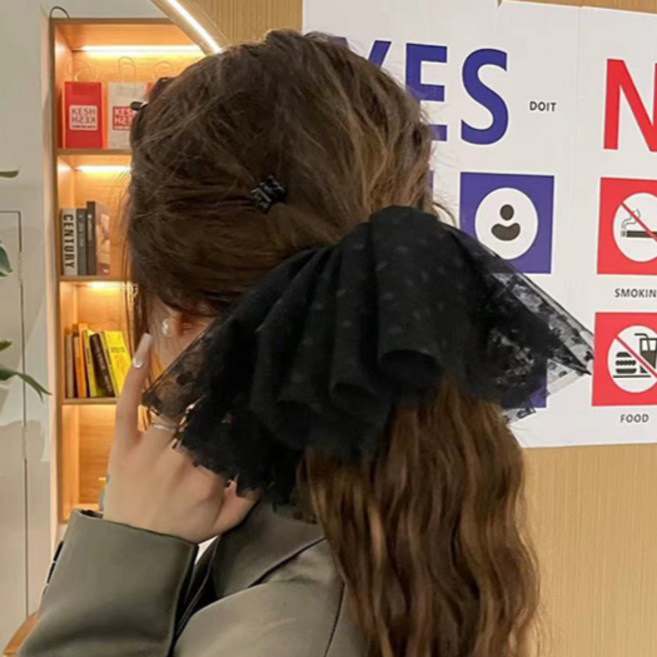 수스다 튜튜 스크런치 쉬폰 빅사이즈 머리끈 25cm 399