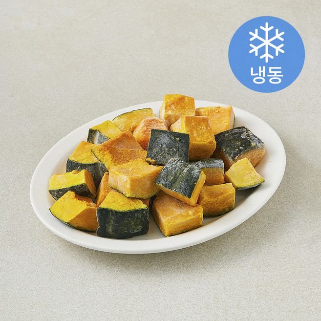 프로즌프레시 제주 자연이 정성껏 키워 구운 단호박 (냉동), 1개, 700g