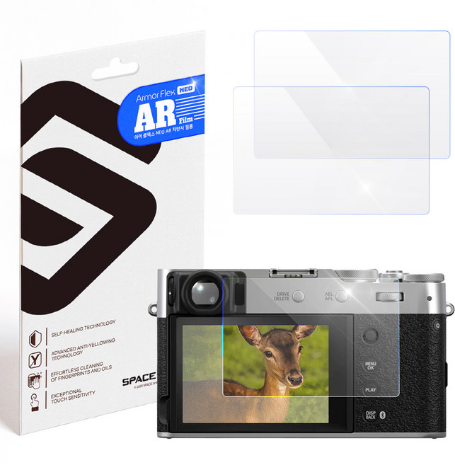 스페이스쉴드 카메라 호환 아머 플렉스 NEO AR 저반사 고선명 강화유리필름 3p, 1세트, FUJIFILM X100VI