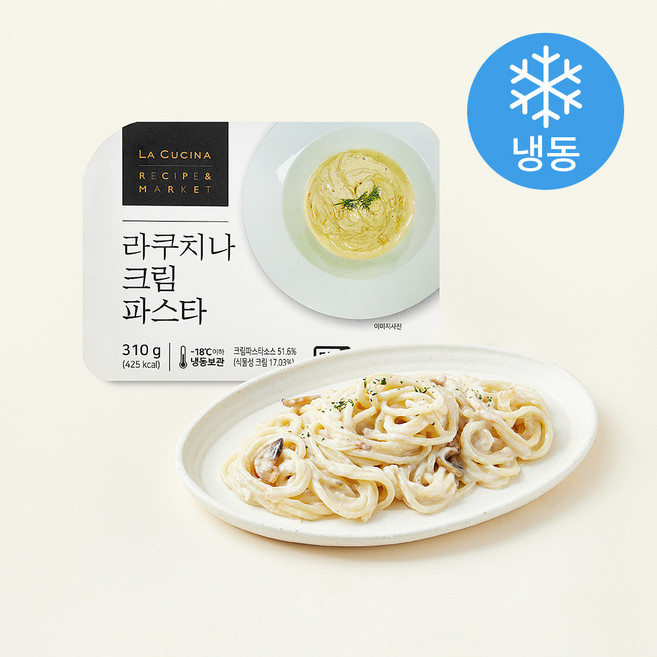 라쿠치나 크림 파스타 (냉동), 310g, 1개