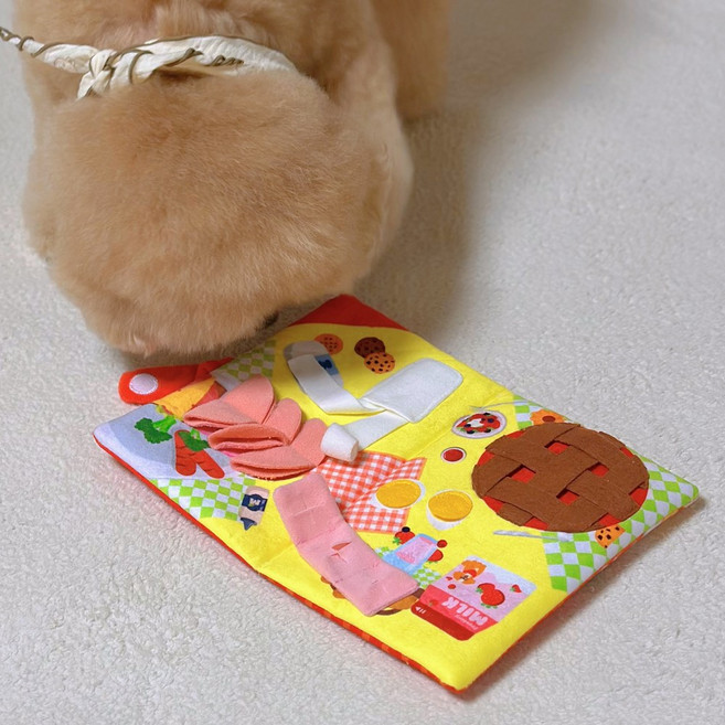 MAAH 狗狗早晨菜單 嗅聞訓練 便攜式 IQ 玩具 NK2317, 1個, 混合