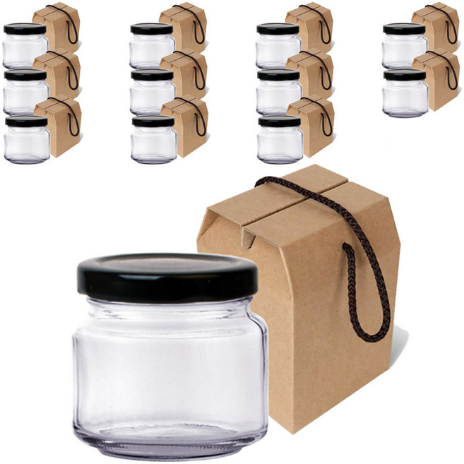 미르코리아 높은형 용기 블랙캡 250 + 고급형 볼 1구 선물상자 중형 세트, 12세트