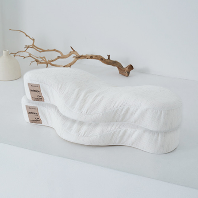 가누다 골드라벨 렌티시모 경추베개, 화이트, 2개