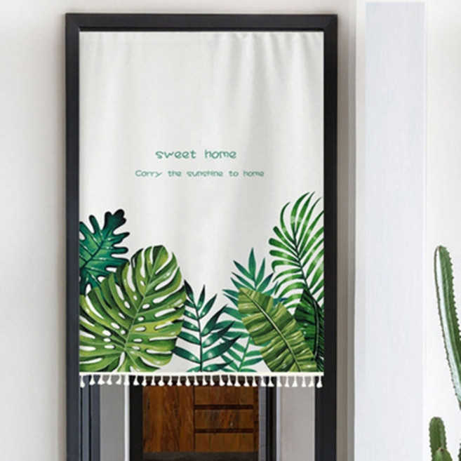 페어링 북유럽 패브릭 주방 욕실 도어커튼