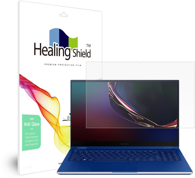 힐링쉴드 삼성 갤럭시북 플렉스 38.1cm 저반사 Light 지문방지 액정보호필름, 1세트