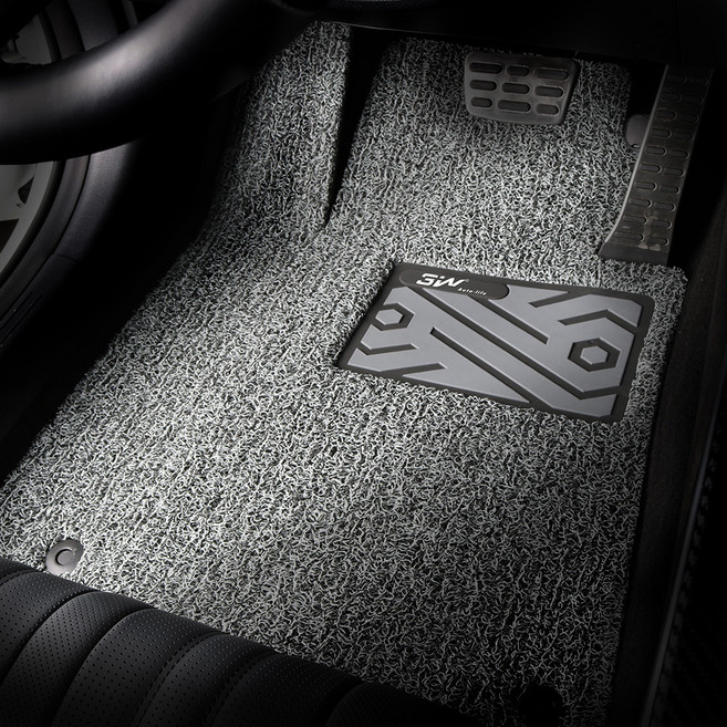 3더블유 프리미엄 코일 카매트 풀확장형 1열 + 2열, 기아 쏘렌토 MQ4 하이브리드 2020년 4월, 그레이