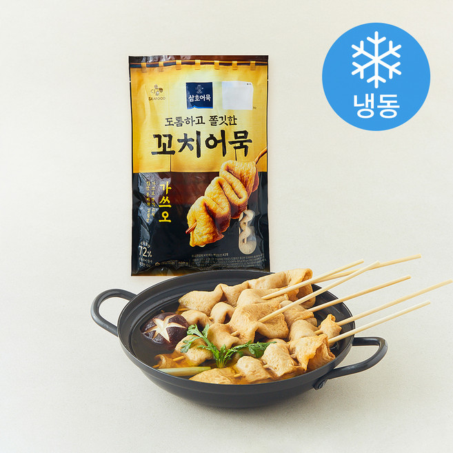 삼호어묵 도톰하고 쫄깃한 꼬치어묵 가쓰오 (냉동), 460g, 1개