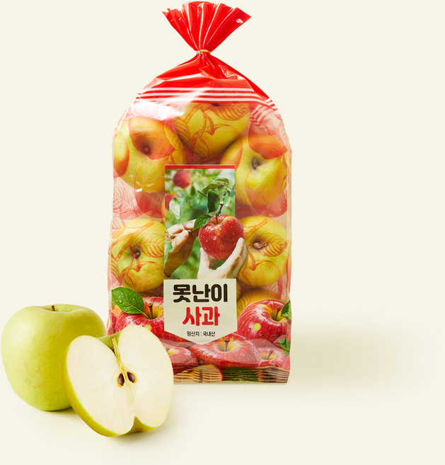 다조은 못난이 골드사과, 1개, 2.5kg(중과, 9~11입)