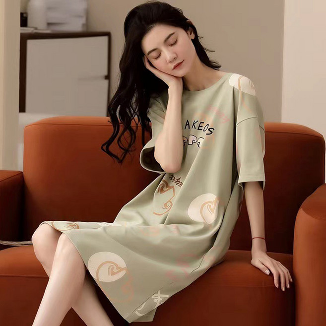 비올라 여성용 실내용 홈웨어 원피스 Vio0039