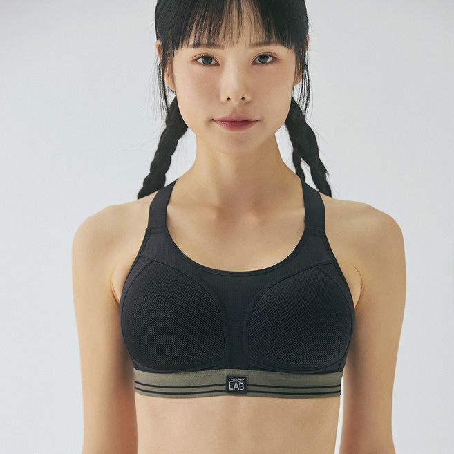 컴포트랩 여성용 하이서포트 쿨 러닝 스포츠브라