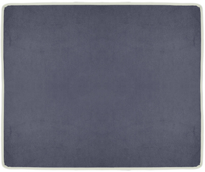 House of Seoha 人造麂皮花牌遊戲墊, 1個, 灰色