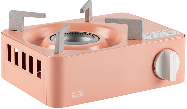 블럭버너 미니 내맘대로 휴대용 가스레인지, 솔리드피치, 1개