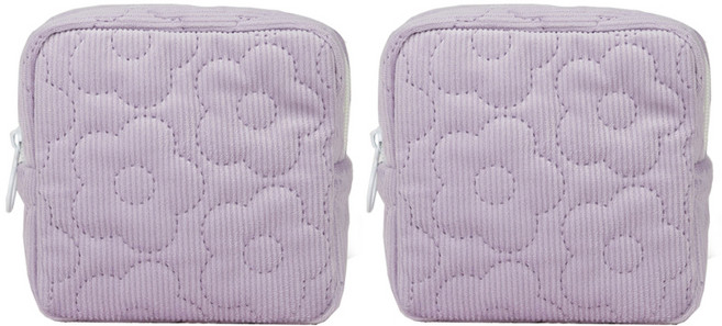 뷰레이터닷컴 매화 코듀로이 생리대 미니 파우치 2p