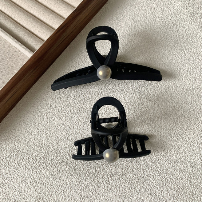 벨벳 헤어집게핀 2종 세트