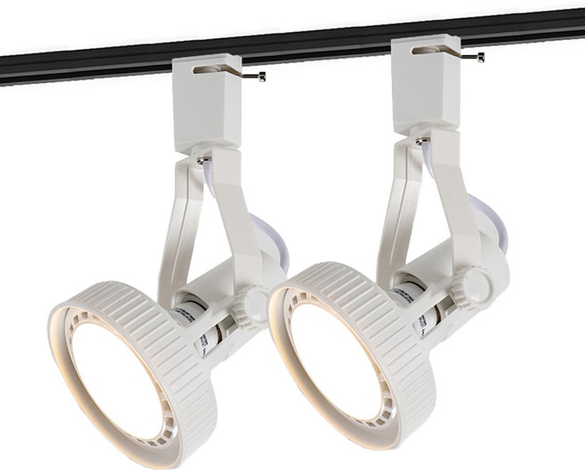 KDT 등기구 레일등 PAR30, 화이트, 2개