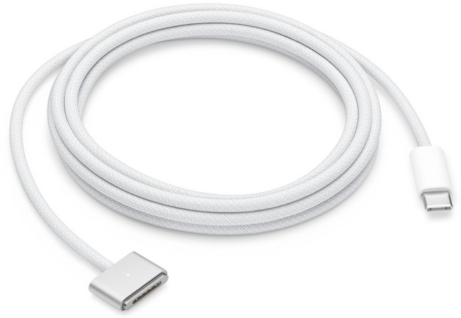Apple USB-C 對 MagSafe 3 連接線 MW613FE/A, 銀色, 1個, 2m