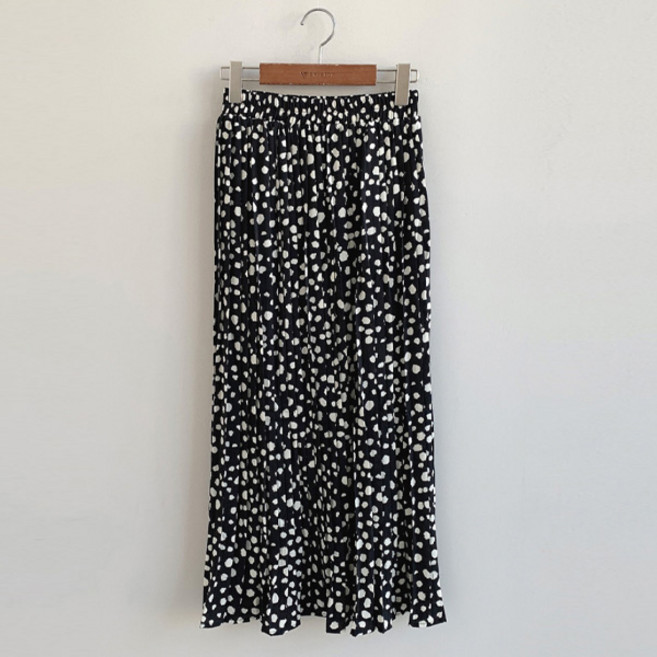 CHICFOX 女款豹紋百褶裙