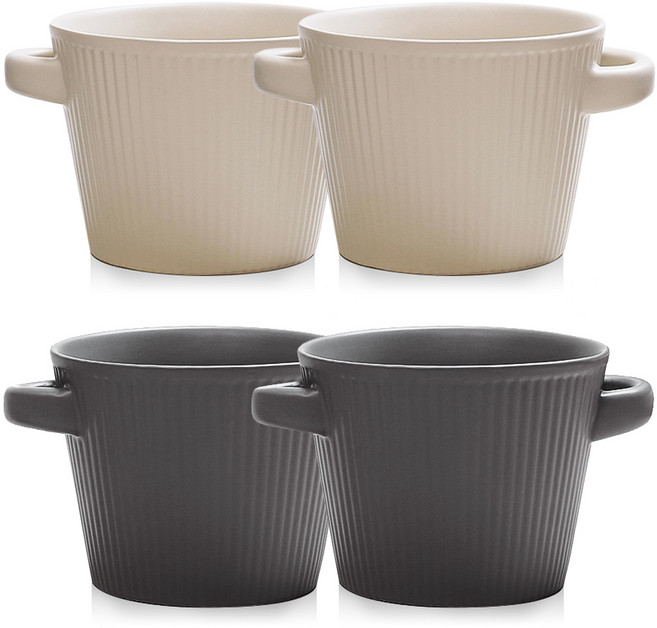 라라홈 라면기 2종 세트, 딥그레이,베이지, 2세트