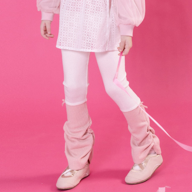 아이러브제이 여아용 엘리 워머 리본 레깅스