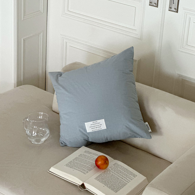 메종드룸룸 뽀송 솔리드 쿠션커버
