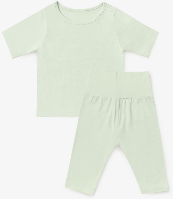 올로미미 아동용 모달 스판 배앓이 7부 세트